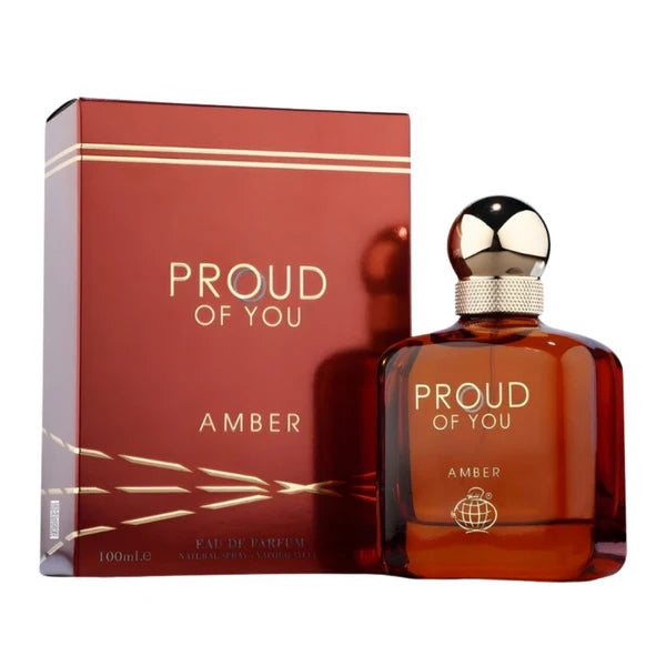 Perfume Fragrance World Proud Of You Amber Edp 100Ml Unisex - Inspirado En Armani Stronger With You Amber