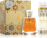 Perfume Lattafa Raghba Edp 100ML+50ML Deo Unisex (Aroma Como a 24 Gold 24)