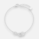 Pulsera Infinito Corazón Entrelazado Circones