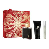 Estuche Carolina Herrera CH Men EDT 100 ml + Balsamo 100 ml + Mini 10 ml Hombre