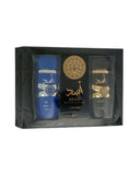 Estuche Lattafa Asad Edp 100ml + Asad Zanzibar Edp 100ml Hombre