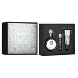 Estuche Lattafa Fakhar Hombre 100ml EDP+ shower gel 100ml+ 12 ml Hombre (3 pcs)