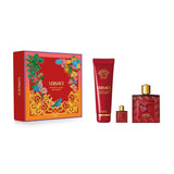 Estuche Versace Eros Flame EDP pour Homme 100 ml + Mini 5 ml + Gel de Ducha 150 ml Hombre