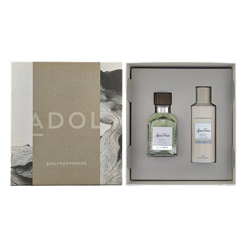 Estuche Adolfo Dominguez Agua Fresca 1993 Man Edt 120Ml Deo + 150Ml Hombre