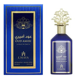 Perfume Lhaya Oud Amiri Extrait De Parfum 100Ml Unisex- Twist Rose Vanilla Mas Arabian Tonka
