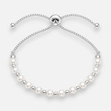 Pulsera Ajustable Perlas Esferas