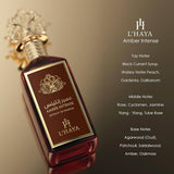 Perfume Lhaya Amber Intense Extrait De Parfum 100Ml Unisex