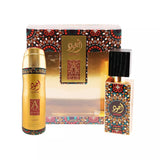 Estuche Lattafa Ajwad Edp 60 Ml + Deo Spray 200 Ml Unisex