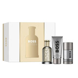 Estuche Hugo Boss Bottled Edp 100 Ml + Sg 100 Ml + Deo Spray 75 Ml Hombre (Gris)