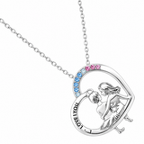 Collar Corazón Mamá e Hija Circones Multicolor