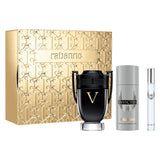 Estuche Paco Rabanne Invictus Victory Edp Extreme 100 Ml + Deo 150 Ml + Travel Spray 10 Ml Hombre