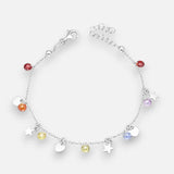 Pulsera Estrellas Cristales Hecho con Swarovski® 7 Chakras