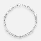Pulsera Espiral Doble Esferas