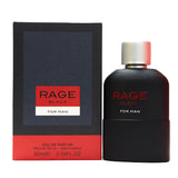 Perfume Fragrance World Rage Black For Men Edp 100ml Hombre - Inspirado En Just Different Hugo Boss