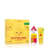 Estuche Benetton Sisterland Yellow Peony Edt 80Ml + Bl 75Ml Mujer