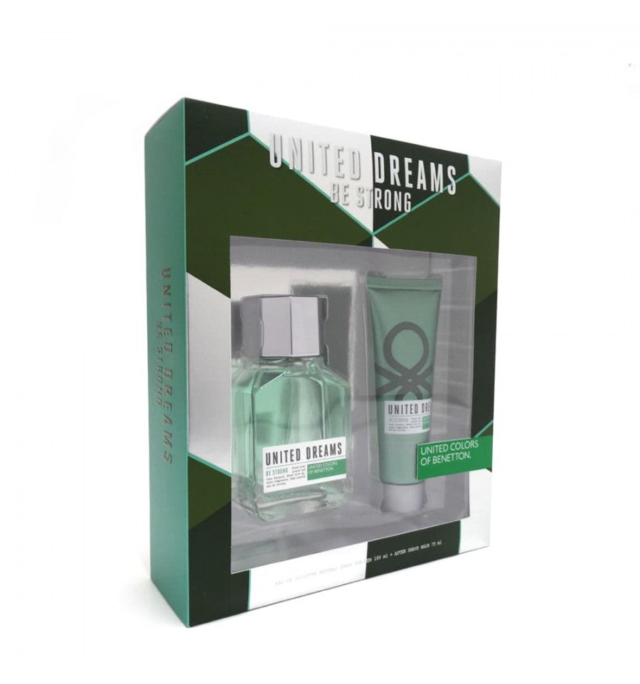 Estuche United Dreams Be Strong EDT 100ML +75ML After Shave Hombre