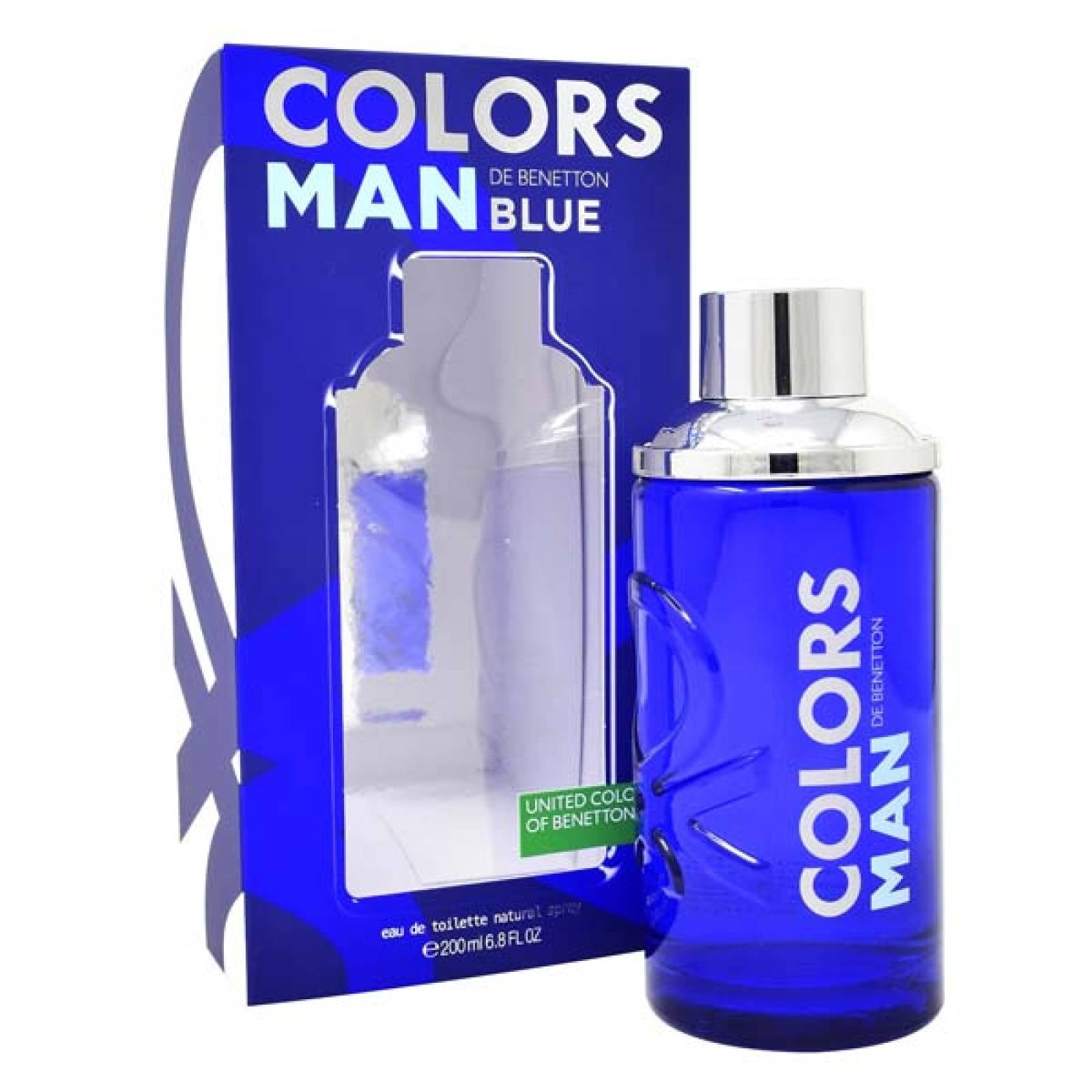 Perfume Colors Blue Benetton Edt 200ml Man (Grande) - Azul Hombre
