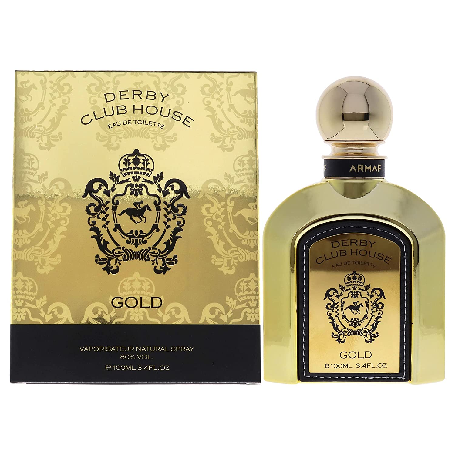 Perfume Armaf Derby Club House Gold Edt 100ml Hombre (Dorado)