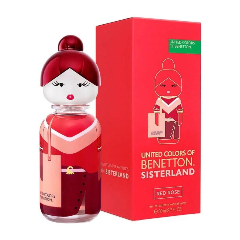 Perfume Benetton Sisterland Red Rose Edt 80ml Mujer